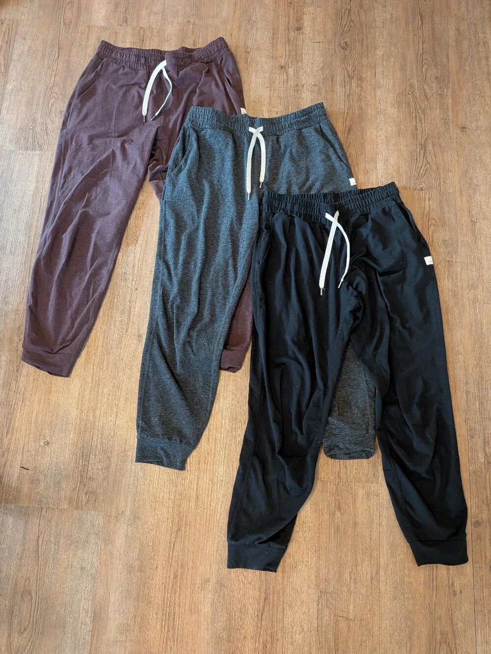 Vuori 3-Pack Jogger Pants - Black, Charcoal, Brown - Picture 1 of 5